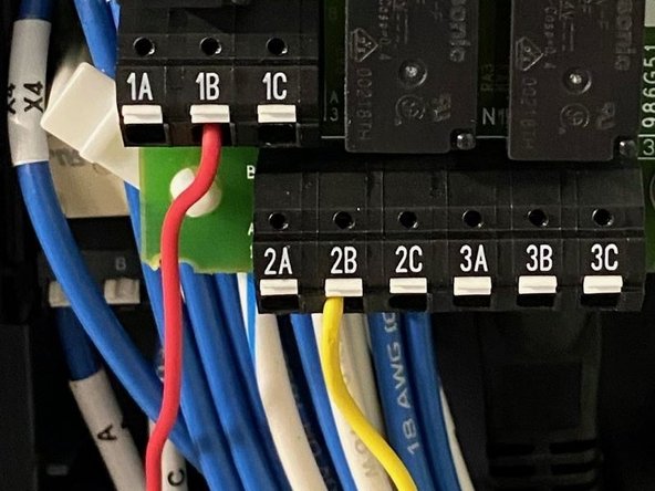 Red Wire in Terminal 1B (Image 3)