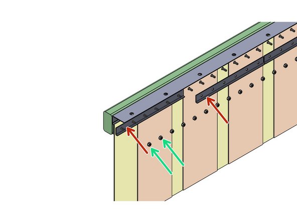 Slide the supplied Face Plates onto the Threaded Studs.