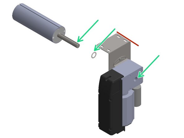 The Factory Pre-Assembles the Motor to the Mounting Bracket.