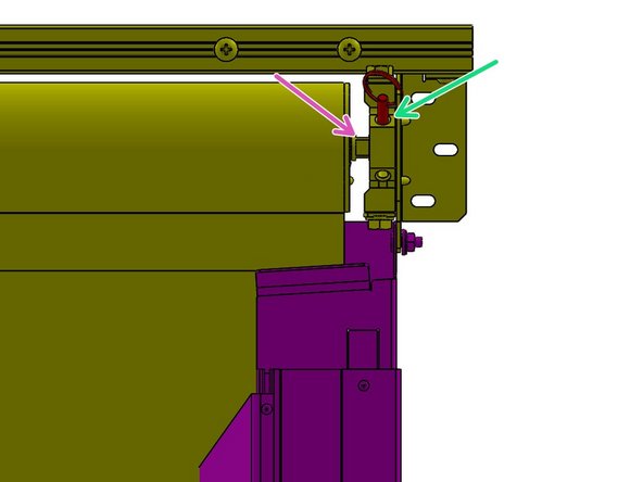Spring tension is maintained either with a ½” open-end wrench on the wrench flats, or with the Quick-Release pin.