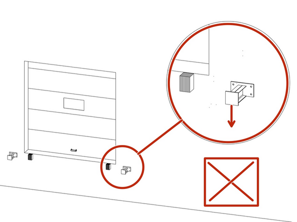 The Bumper must be offset 2-3/4&quot; from the reference lines. This will center the Side Frames on the upper C-Channel of the frame supports with the outside faces of the Side Frames aligned with the reference marks.