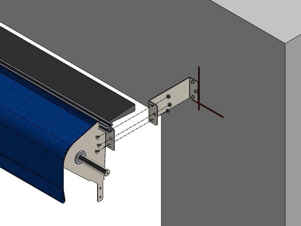Use two (2) people, and two (2) Ladders at minimum to Install the Roll Header Assembly
