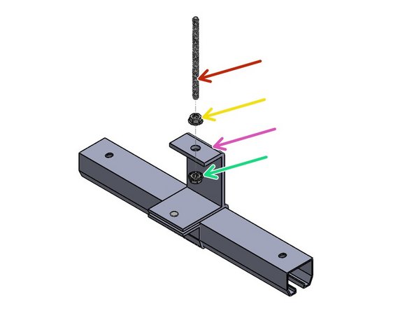 Threaded Rod and Nuts are Not Included.