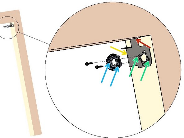 The Door Header must be level for the Door to operate properly.