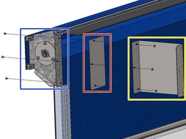 After Installing your Header Projection Mount Brackets to the Wall: