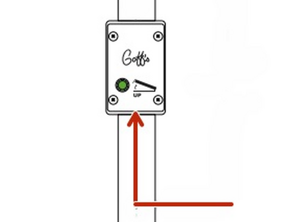 Mount the control box in a desirable location, close to the leveler.
