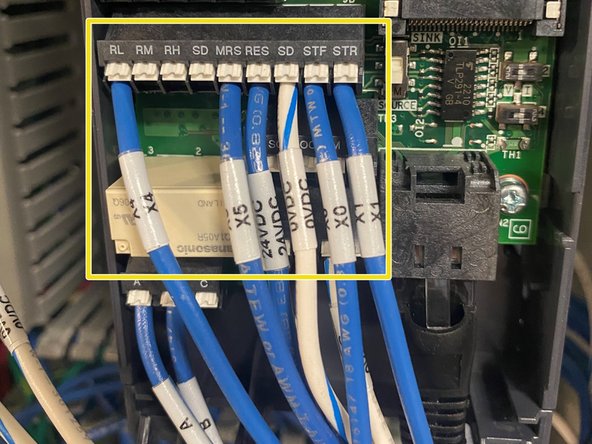 Next, Wire the Middle Row: