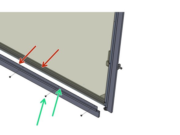 Locate, and use the provided self-tapping Screws for this step.