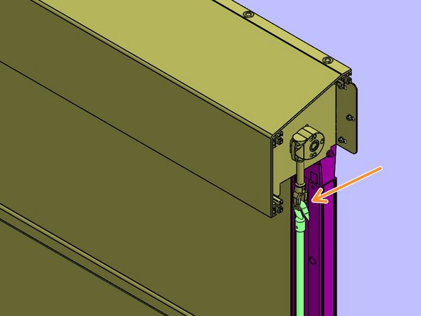 Insert Hook of Extension Crank into Operator Slot.