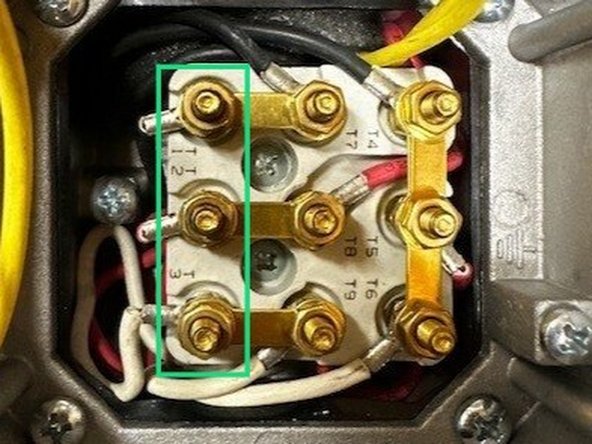 The provided control panel will have a black 4-conductor cable pre-wired into it.