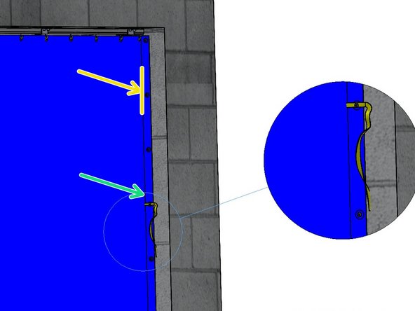 When all of the Cam Locks are installed on that Half of the Curtain Run,