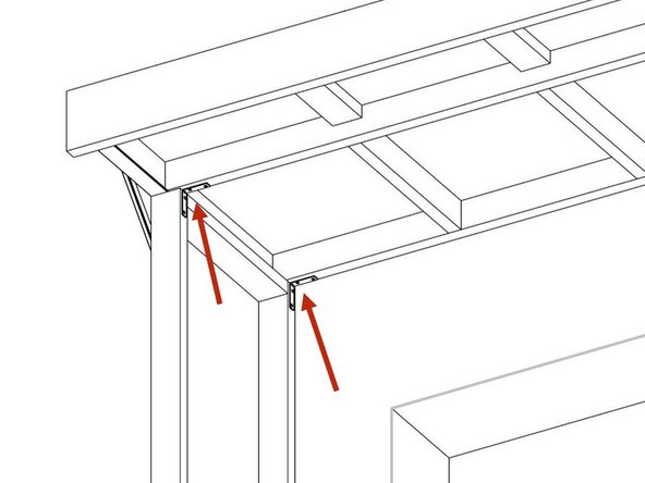 Side Curtains Hidden in this view to show Bracket location.