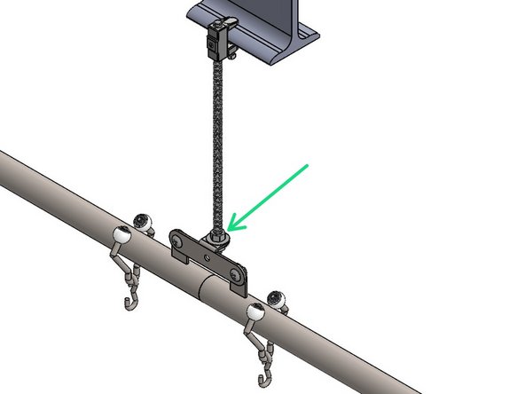 Hanger Brackets are used for Rod Suspension Mount Track Systems.