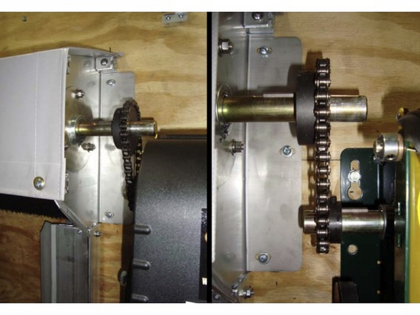 Locate the #41 Chain and Install it over the two Sprockets. Secure the ends with the included Master Link.