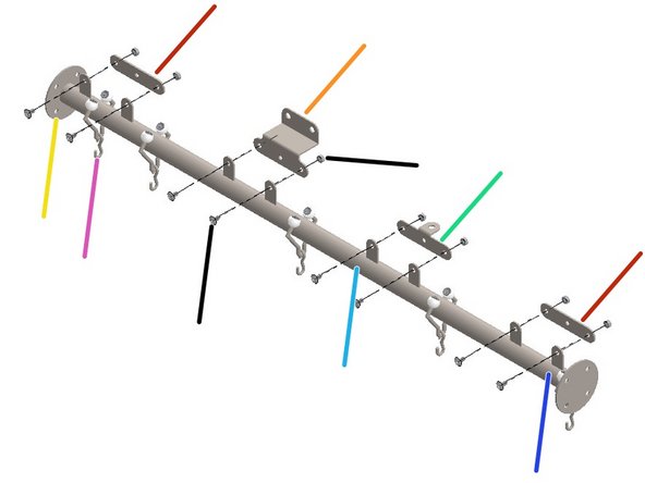 Hanger Bracket - Hanger Brackets are used for Rod Suspension Mount Track Systems.