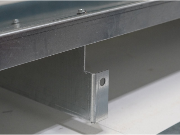 The Center Gussets will have slightly larger notches to make installation of the Roof onto the Mounting Cleat easier.