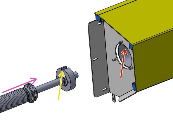 Align the Groove on the end of the Counterbalance