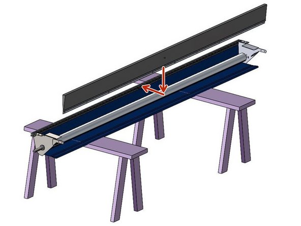 While your Door Header is still on the Saw-Horses, it is the best time to also Install the Projection-Mount Brush Assembly.