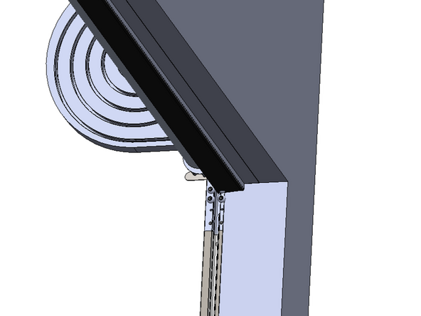 The brush retainer will be pre-punched will holes to accommodate up to 1/4in material appropriate fasteners.