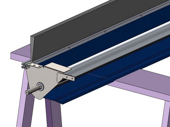 The Brush Assembly Installs on the Underside of the Back Piece of Header Rail, with the Brush facing the Opening.