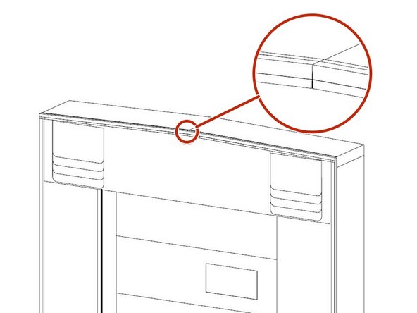 Fasten the Top Angle Trim to the upper front edge of the Dock Shelter using the 1/4&quot; x 1-1/2&quot; Self Drilling Screws.