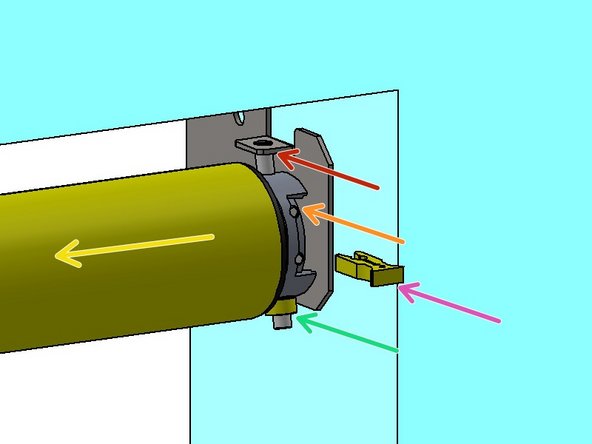 After Mounting the Drive-Side Bracket (by-itself) directly into the Jamb, Use 2 people, and 2 ladders at minimum.