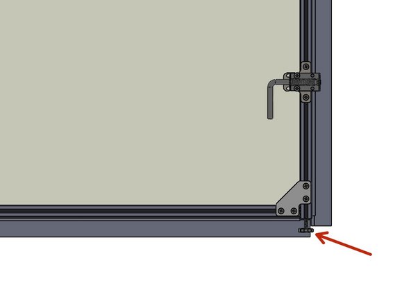 Stand the Frame up, then push the Bottom edge into the Opening (at least 3&quot;) to suit your needs.