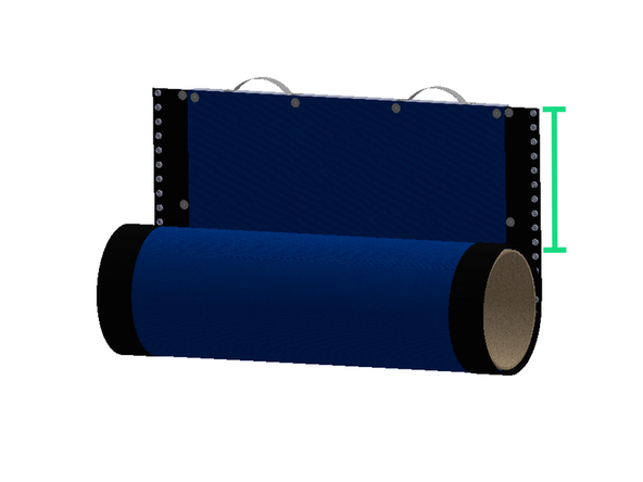 There are two ways to get the curtain assembly lifted into place for installation: