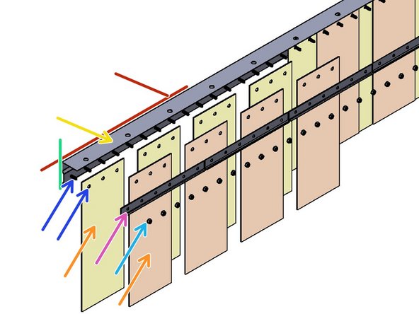 Snap a Chalk Line on the Mounting Surface to indicate the position of the Track along the run.