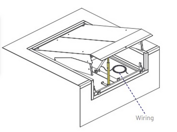 Locate the motor's wiring and run it through the proper electrical installation: