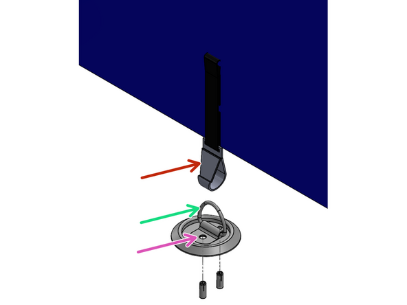 Slide the Curtain into place along the track.