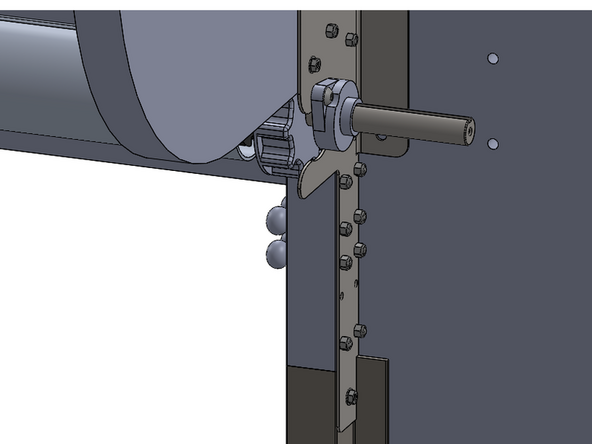 Each one is held in place with (4) 1/4-20 bolts and nylon-insert lock nuts.
