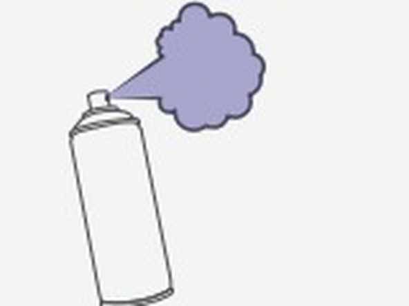 Retouch the areas where you welded with spray paint.