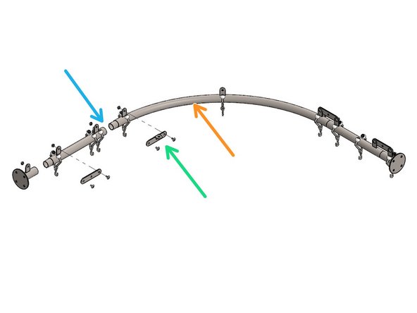 90 Degree Curved Track Sections require 24&quot; in each direction. Straight Track Runs will be shortened by 24&quot; to compensate for a 90 Degree Curved Track Section.