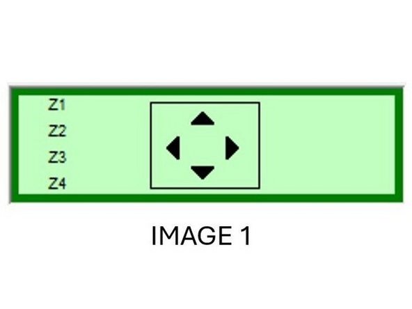 1)    Press the “ALT” button located in the top right corner of the smart relay keypad, so the screen changes as shown in Image 1.