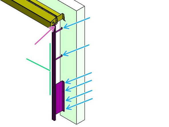 Plumb the Track Left to Right.