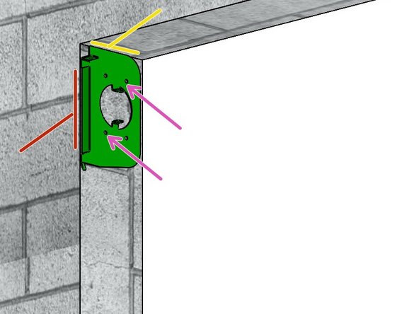 View shown from Back side of Opening