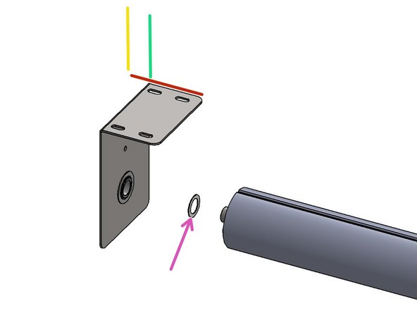 Determine where the Left End of the Curtain Run will be on the Mounting Surface.