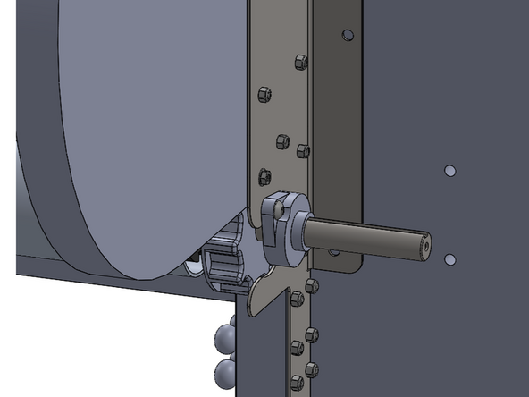 Each bearing is held in place with (2) 3/8-16 x 3/4in long button head screws.