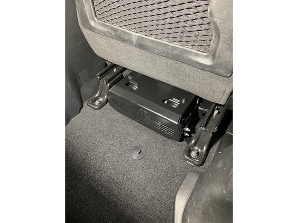 Make sure to first reconnect the seat wiring plugs and re-engage the red tabs.