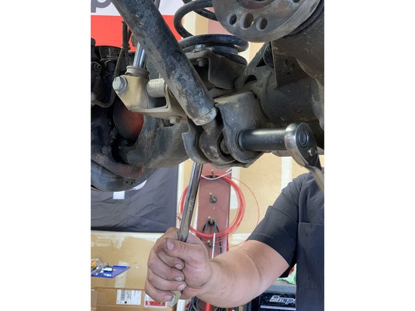 Start with the front lower control arms.