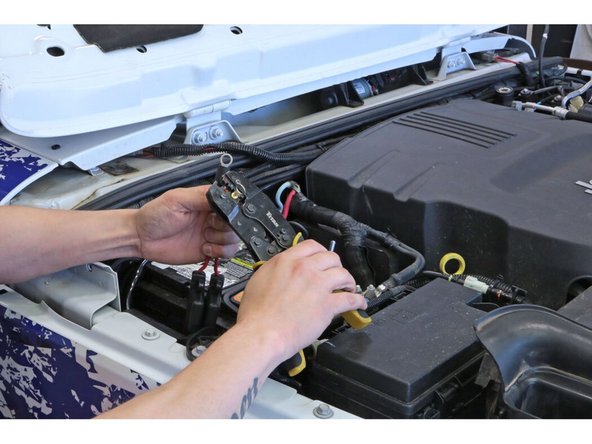 With everything else connected, we can now move back to the main harness at the battery box.