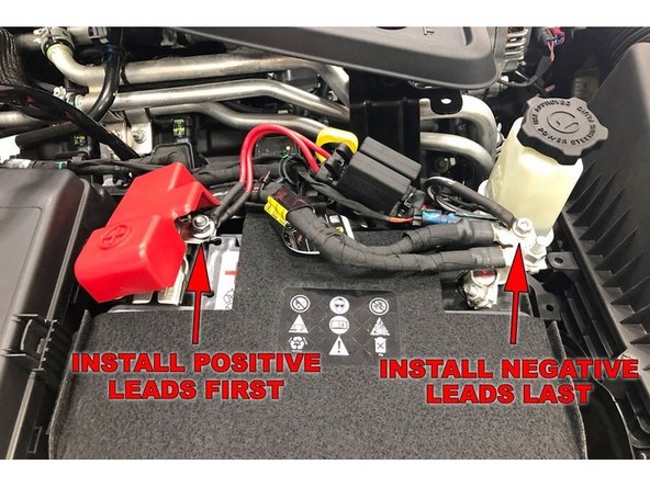 This Step is for the ARB Standard Twin Compressor (CKMTA12). If you are installing the ARB Brushless Twin Compressor (CKBLTA12), skip to Step 25.