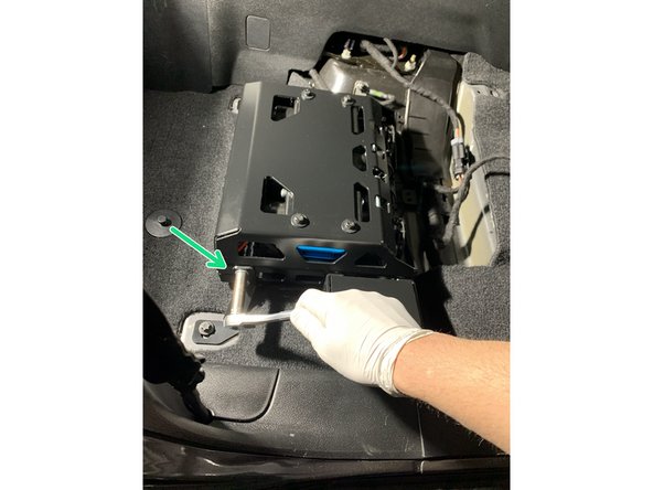 The left and right side mounting brackets may need to be loosened and retightened for everything to properly line up.