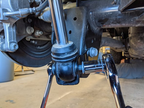 Move onto the rear lower shock mounts