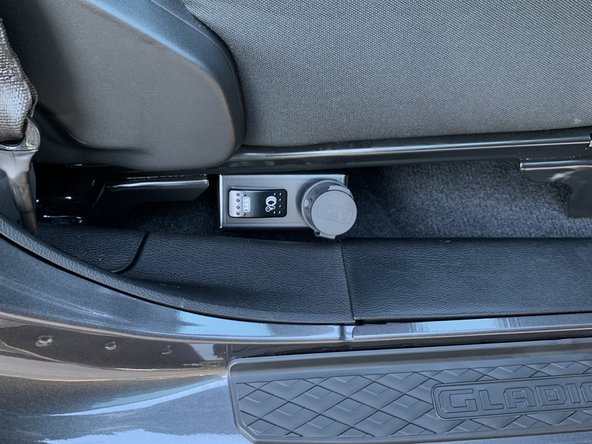 Toggle the compressor switch to the on position. The compressor should turn on for a short period of time then turn off.