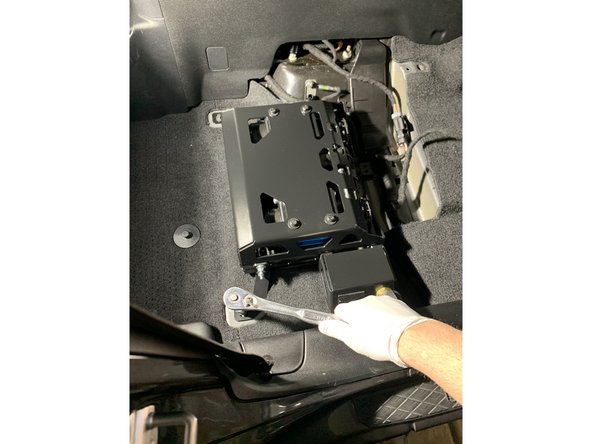 The left and right side mounting brackets may need to be loosened and retightened for everything to properly line up.