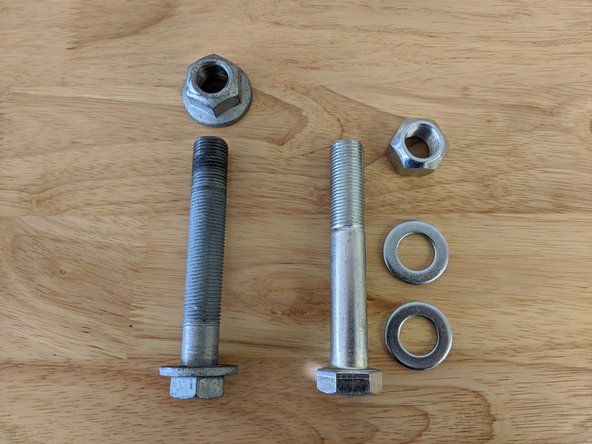 Move onto the rear lower control arms.