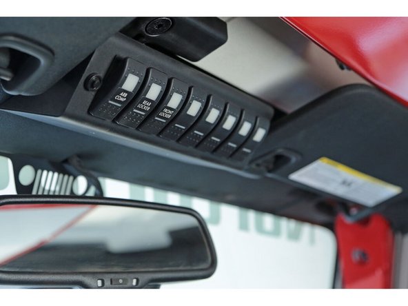 The first three switches on the sPOD can now be labeled to coincide with our wires in the sPOD module.