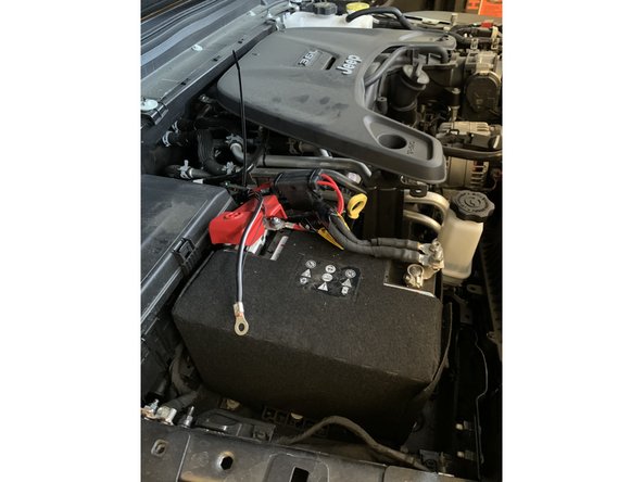 To finish the install, connect the ARB compressor harness power leads directly to the battery according to the ARB Twin Compressor Installation Guide.